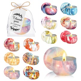 48PCS Scented Candles Gift Set Long Lasting Soy Wax Aromatherapy Candles for Home Wedding Baby Shower Bridal Party Favors Christmas Birthday Gifts for Women (Colorful)