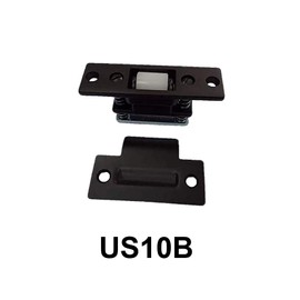 QCAA Heavy Duty Solid Brass Adjustable Silent Roller Catch, Oil Rubbed Bronze, Made in Taiwan, 1 Pack