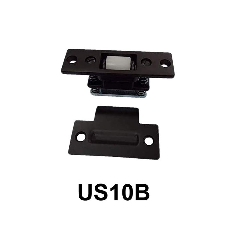 QCAA Heavy Duty Solid Brass Adjustable Silent Roller Catch, Oil