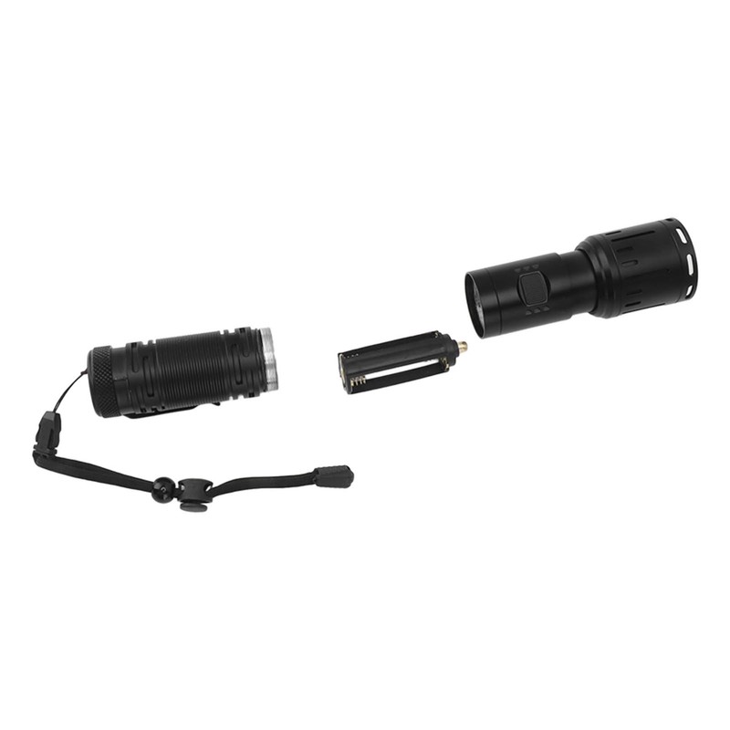 LED Rechargable Flashlight Super Bright Torch 3000lm Zoomable Outdoor Waterproof