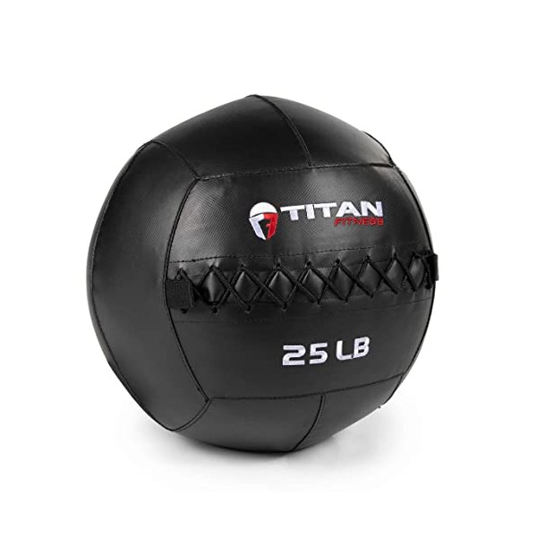 Titan Fitness 25 LB Soft Shell Medicine Wall Ball with