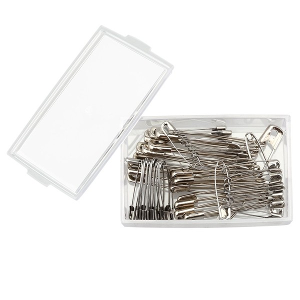 Mr.do Safety Pins 50 Pieces in 4 Different Sizes with