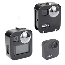 LICHIFIT Housing Shell Case Cover CNC Aluminum Alloy Protective Cage for GoPro Max Accessories