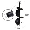 Thomletha Earth Auger Bit 10 inch Earth Auger Bit Garden