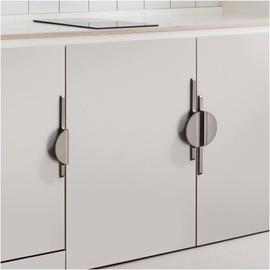 Wotendy 4 Pack Gold Cabinet Handles, 64mm Gold Kitchen Handles Zinc Alloy Cupboard Handles Wardrobe Handles, Drawer Pulls Cabinet Hardware Handles