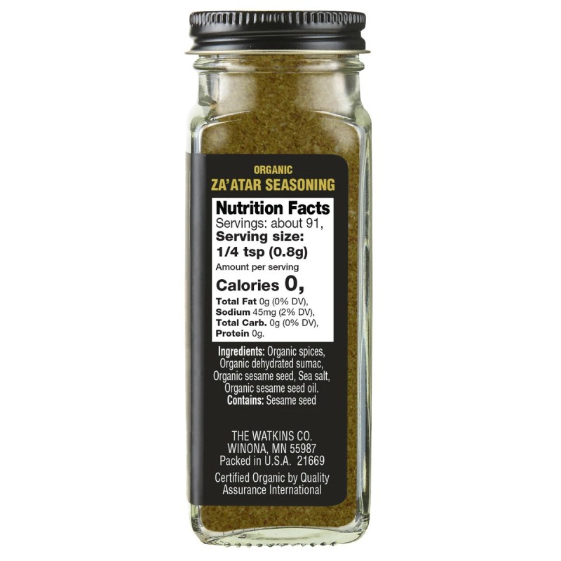 Watkins ORGANIC ZA'ATAR