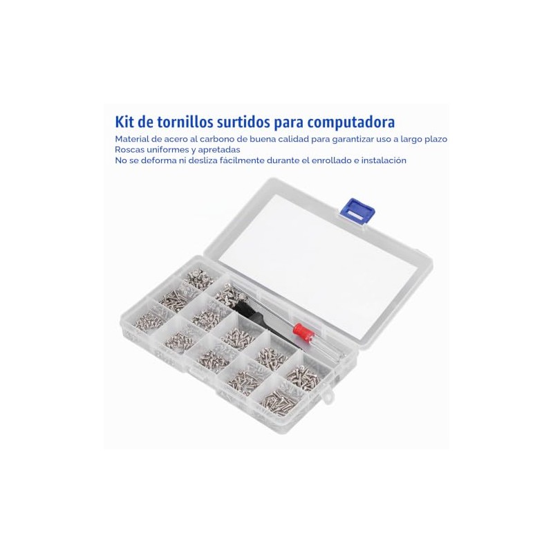 Kit Surtido de Tornillos para Computadora