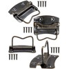 Fuxxer® 4 x Antique Folding Handles, Chests, Boxes, Chest of