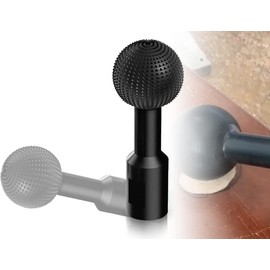 ZoeTekway Wood Lathe Ball Cutter Wood Grinder Head 14 mm Interface Ball Chisel Woodworking Tools for 115/125 mm Angle Loop