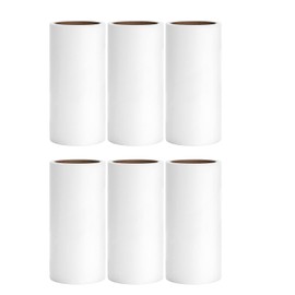 Meagtlva Linter Roller Sticker,6 Rolls Lint Roller Refill,4''(10cm) Refills Full 360 Sheets,Sticky Lint Roller for Clothes, Sofa, Bed and Carpet,Lint Roller Refills for Pet Hair,Dust