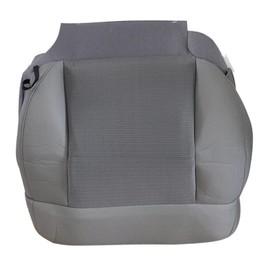 Priprilod Gray Cloth Driver Side Bottom Replacement Seat Cover Compatible with Ford F-150 XLT F150 2004 2005 2006