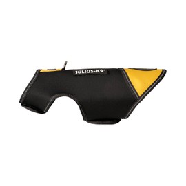 Julius-K9 IDC Neoprene Dog Jacket, Size: Baby 2, Black and Yellow