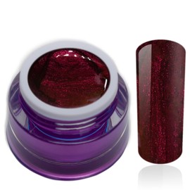 Colour Gel Metallic Red Berry Red UV LED Nail Gel Studio Quality Colour Gel RM Beautynails Pack of 1 (1 x 5 ml)