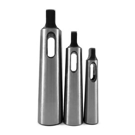 Enwye Morse Taper Drill Sleeve Reducing Adapter for Lathe Milling MT1 to MT2 MT2 to MT3 MT3 to MT4 3 Piece Set