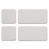 Plentio Plentio 4PCS Quick-Drying Stone Soap Tray for Bathroom Counter,