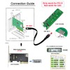 xiwai Oculink PCIe PCI-Express SFF-8611 4i→SFF-8087 36ピンケーブル PCIE スリムライン SSD