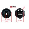 CERRXIAN RJ45 Femle to Female Coupler Panel Mount Waterproof Connector