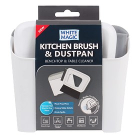 White Magic Kitchen Brush & Dustpan