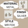 Silver Animal Metal Drawer Pulls Knobs Cupboard Bedroom Kitchen Upcycle