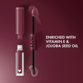 NYX Professional Makeup Lip Gloss, Highly Pigmented and Long-Lasting Formula, Non-Staining, Shine Loud 19 Never Basic