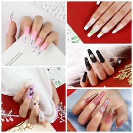 44PC Poly Nail Gel Kit Starter Kit 16ML 15 Colors Poly Extension Gel with U V Lamp Light Slip Solution Nail Forms Nail Art Decorations Poly Nail Gel Kit for Beginners with Everything Gifts for Women