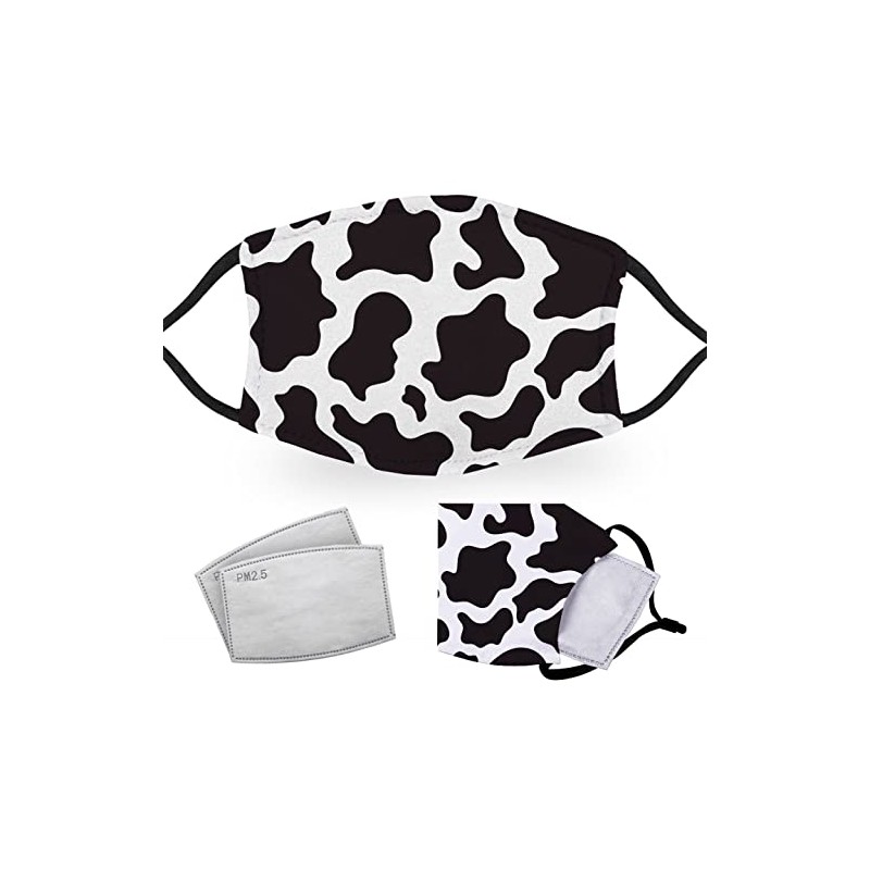 Cow Print - Reusable Childrens Face Masks - 2 Filters