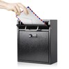 KYODOLED Steel Combination Lock Mail Boxes Outdoor,Locking Wall Mount Mailbox,Security