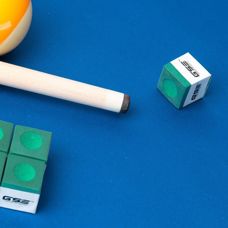 GSE Games & Sports Expert 12-Pack Billiard/Pool Cue Chalks, Billiard