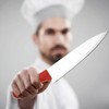 DOITOOL Ergonomic Kitchen Cutter Handle Replacement Grip Wood Material Comfortable