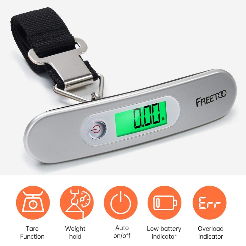 FREETOO Luggage Scale for Suitcase Weighing, Portable Digital Weight Scale