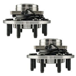 KAX 515089 Pair Front Wheel Hub Bearing Compatible with 2003-2005 Dodge Ram 2500 5.7L RWD,8 Lug W/ABS