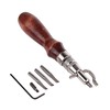 7pcs ZLY Leather Craft Stitching Groover Skiving Edger Beveler Leather