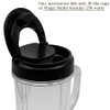 Flip Top to-Go Lid Compatible with Magic Bullet Blender Accessories