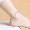 Palpitate Daisy Anklets for Women 925 Sterling Silver Anklets Bracelets