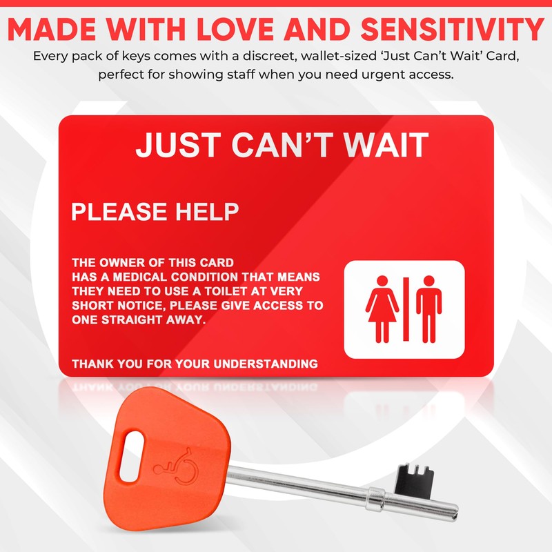 Disabled Toilet Keys, Compatible with Radar Key for Disabled Toilets