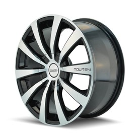 Touren TR3 3130 Black Wheel with Machined Face (16x7"/10x105mm)