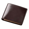 [New model] [British Green] Bridle Leather Bifold Wallet - brown