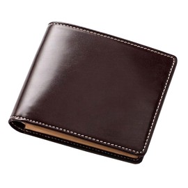 [New model] [British Green] Bridle Leather Bifold Wallet - brown -