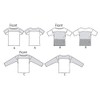 VOGUE PATTERNS V8877 Misses' Top Sewing Template, Size Y (XSM-SML-MED)