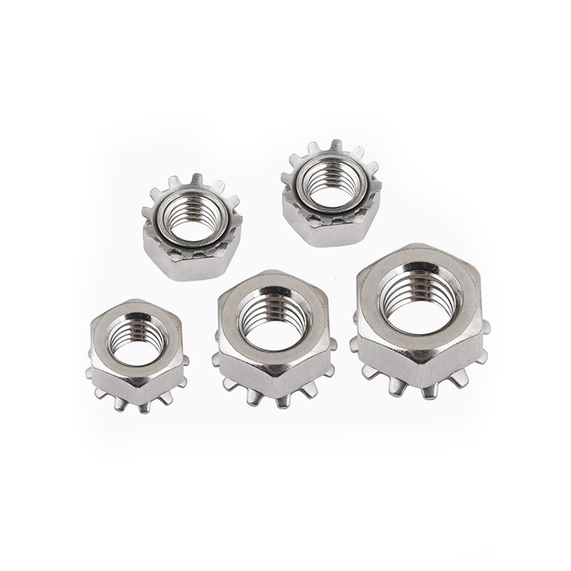 #6-32 Keps Nuts with External Tooth Washer, K-Lock Keps Nuts