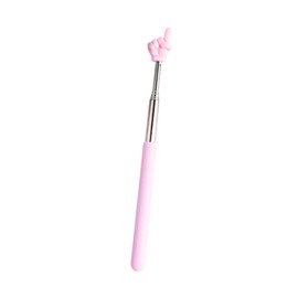Fenteer Telescopic Teachers Finger Pointer Retractable Finger Pointer Stick Multipurpose Devices Hand for School Kindergarden, Pink