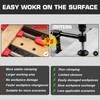 HAUTMEC 3/4" Bench Dog Clamp, Quick-Release Hold Down Clamps for