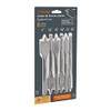 Truper J-BPT-6, Juego de brocas planas de manita, 6 piezas