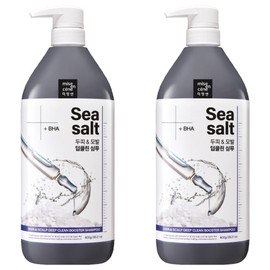 Mise-en-scène Hair & Scalp Deep Clean Booster Shampoo Sea Salt, 800g, 2 pcs / 미쟝센 헤어 앤 스칼프 딥클린 부스터 샴푸 씨쏠트, 800g, 2개