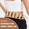 Rope Back Massager, Wooden Massage Roller for Maderoterapia Massage Ball