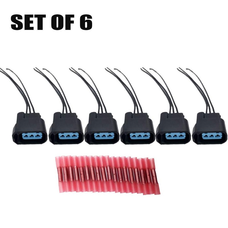 Paquete de 6 conectores de bobina de encendido Aokus para