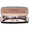 EYEGUARD Readers Metal Deluxe Rectangular Reading Glasses for Men 3.50