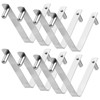 8 Pcs Stainless Steel V Clips for Pool Brush, Push