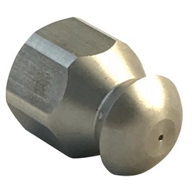 EQUIPMAXX 1/4" NPT Female Thread Drain & Sewer Jetter Nozzle Cleaning Laser Noozle for Jetting Pressure Washer Stainless Steel (5000 PSI) 045 Jet Size