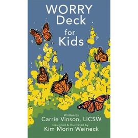 Worry Less Kids Deck: Parenting an Anxious Child, Counseling Tools & Therapy Tools for Mental Health Therapists | Affirmations & Conversation Cards for Kids | Anxiety Relief Items for Kids at School